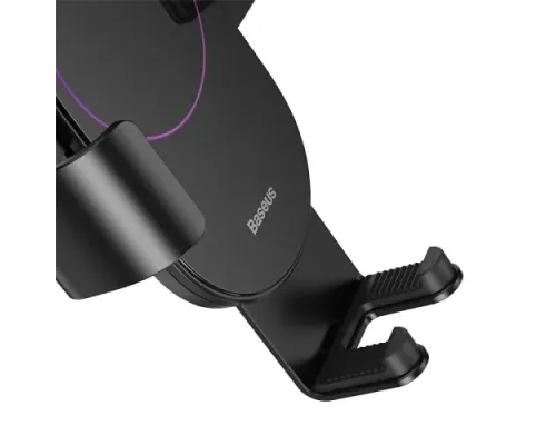 Автотримач Baseus Simplism gravity car mount holder with suction base Black SUYL-JY01 mag-6953156220966145775