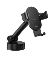 Автотримач Baseus Simplism gravity car mount holder with suction base Black SUYL-JY01 mag-6953156220966145775