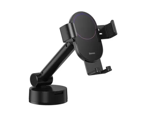 Автотримач Baseus Simplism gravity car mount holder with suction base Black SUYL-JY01 mag-6953156220966145775
