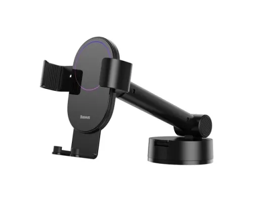 Автотримач Baseus Simplism gravity car mount holder with suction base Black SUYL-JY01 mag-6953156220966145775