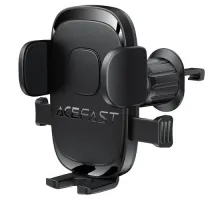Тримач ACEFAST D56 one key lock car holder for air vent Black mag-6974316284710153318