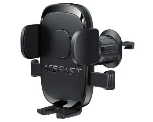 Тримач ACEFAST D56 one key lock car holder for air vent Black mag-6974316284710153318
