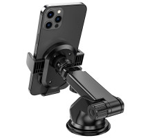 Тримач для мобільного BOROFONE BH39 Amazing bay one touch center console car holder Black