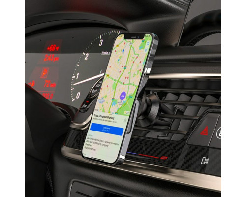 Автотримач для телефона HOCO CA81 Ligue Air vent magnetic car holder Black (6931474743879)