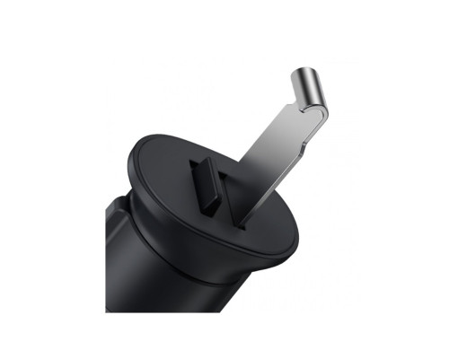 Тримач для мобiльного Baseus Metal AgeⅡ Gravity Car Mount（Air Outlet Version）Dark Grey