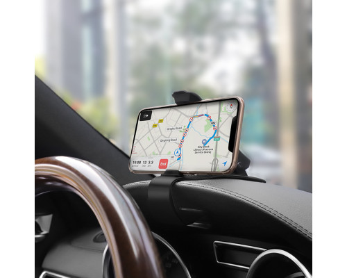 Тримач для мобільного HOCO CA50 In-car dashboard phone holder Black