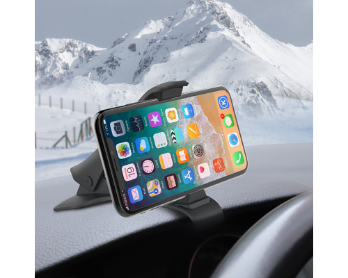 Тримач для мобільного HOCO CA50 In-car dashboard phone holder Black