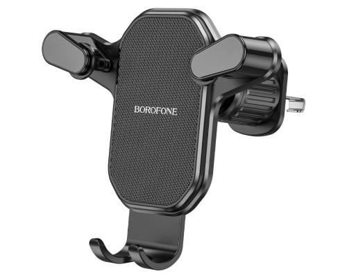 Тримач для мобільного BOROFONE BH76 Soul hook clip air outlet car holder Black