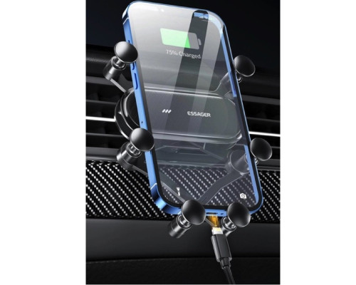 Тримач для мобільного Essager Vios Gravity Car Mount Phone Holder black (EZJZL-WC01) (EZJZL-WC01)