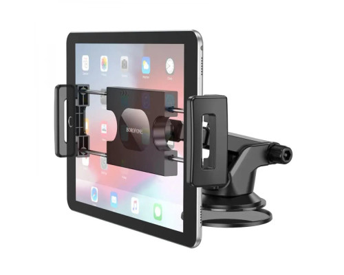 Тримач для мобільного BOROFONE BH100 Airy tablet car holder(center console) Black