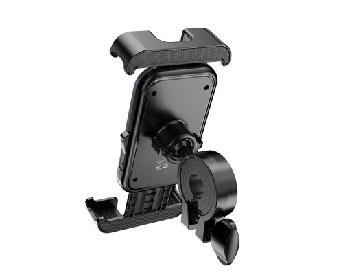 Автотримач для телефона HOCO H82 Vista bicycle Motorcycle Universal holder Black Metal Gray (6942007647922)