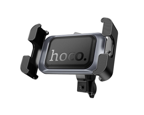 Автотримач для телефона HOCO H82 Vista bicycle Motorcycle Universal holder Black Metal Gray (6942007647922)