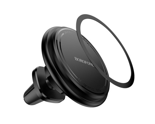 Автотримач для телефона BOROFONE BH135 Parker ring magnetic car holder(air outlet) (6941991121401)