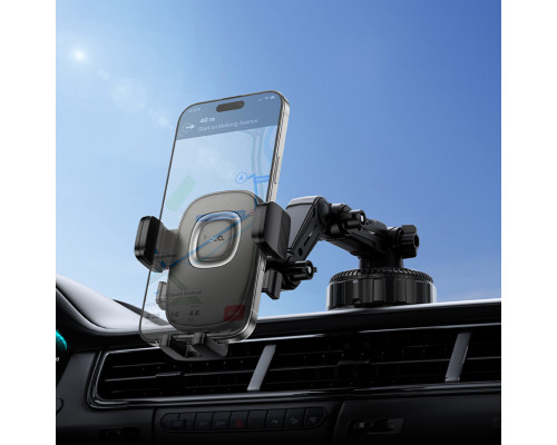 Автотримач для телефона HOCO H89 Crown large suction cup car holder(center console) (6942007662628)