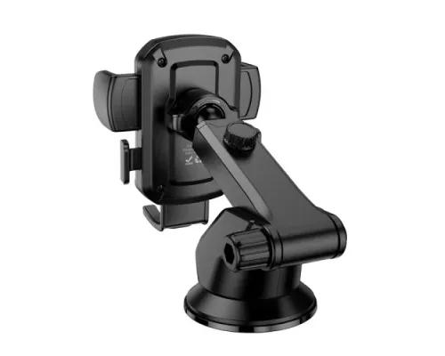 Автотримач Hoco H65 Gamble one-button car holder(center console) Чорний mag-6942007641173144052