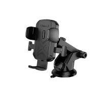 Автотримач Hoco H65 Gamble one-button car holder(center console) Чорний mag-6942007641173144052