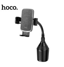 Автотримач Hoco H63 Utmost push-type car mount(cup holder) Чорний mag-6942007639972143493