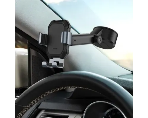 Автотримач Baseus Tank gravity car mount holder with suction base Tarnish Black SUYL-TK01 mag-6953156226326145776