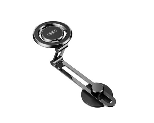 Автотримач XO C132 Tesla specific iPhone metal bracket (with magnetic iron ring) Чорний mag-692068084574319764