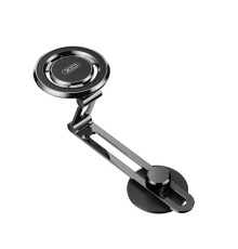 Автотримач XO C132 Tesla specific iPhone metal bracket (with magnetic iron ring) Чорний mag-692068084574319764