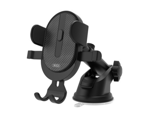 Автотримач XO C60 Suction cup outlet Car holder Чорний mag-692068087259660212