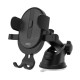 Автотримач XO C60 Suction cup outlet Car holder Чорний mag-692068087259660212