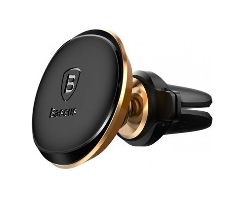 Автотримач Baseus Magnetic Air Vent Car mount holder gold PLS-00-00047161