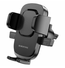 Тримач для мобільного BOROFONE BH69 air outlet car holder Black