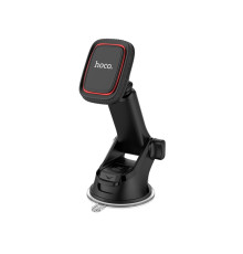 Тримач для мобільного HOCO CA42 Cool Journey in-car dashboard holder with stretch rod Black/Red (6957531093237)