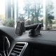 Тримач для мобільного HOCO CA42 Cool Journey in-car dashboard holder with stretch rod Black/Red (6957531093237)