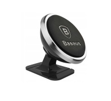 Тримач для мобiльного Baseus 360° Adjustable Magnetic Phone Mount Silver (SUCX140012)