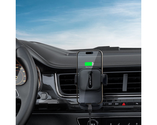 Автотримач для телефона ACEFAST D25 press type car holder for air vent Black (6974316282952)
