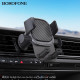Автотримач для телефона BOROFONE BH120 Delightful one-button car holder (air outlet) Black Gray (6941991114786)