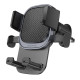 Автотримач для телефона BOROFONE BH120 Delightful one-button car holder (air outlet) Black Gray (6941991114786)