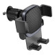 Автотримач для телефона BOROFONE BH120 Delightful one-button car holder (air outlet) Black Gray (6941991114786)