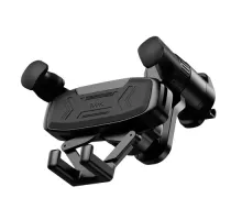 Автотримач Hoco H66 Gamble gravity linkage car holder(air outlet) Чорний mag-6942007641197144053