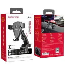 Автотримач BOROFONE BH38 Magic center console чорний mag-6931474742490144998