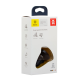 Автотримач Baseus Small Ears Magnetic Genuine Leather black PLS-00-00060755