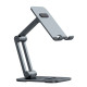 Тримач для мобiльного Baseus Desktop Biaxial Foldable Metal Stand (for Phones) Grey