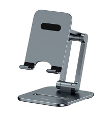 Тримач для мобiльного Baseus Desktop Biaxial Foldable Metal Stand (for Phones) Grey