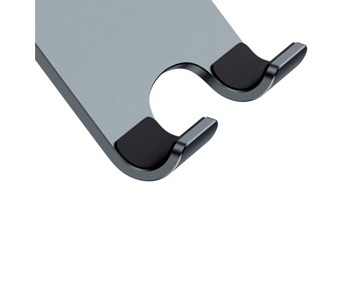 Тримач для мобiльного Baseus Desktop Biaxial Foldable Metal Stand (for Phones) Grey