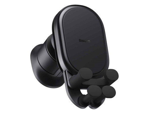 Тримач для мобiльного Baseus Stable Gravitational Wireless Charging Car Mount Pro 15W (Air Outlet Version) Black