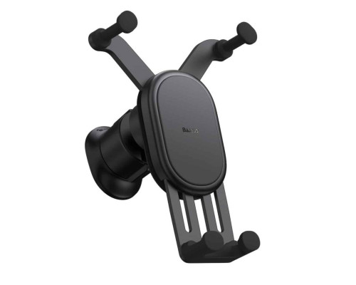 Тримач для мобiльного Baseus Stable Gravitational Wireless Charging Car Mount Pro 15W (Air Outlet Version) Black