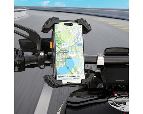 Велотримач для мобільного ACEFAST D23 bicycle phone holder Black