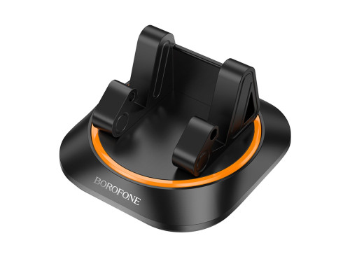 Тримач для мобільного BOROFONE BH116 Vicktory car holder for dashboard Black (6941991112997)