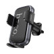 Автотримач для телефона HOCO H78 Vista push-type car holder (air outlet) Black Metal Gray (6942007647885)