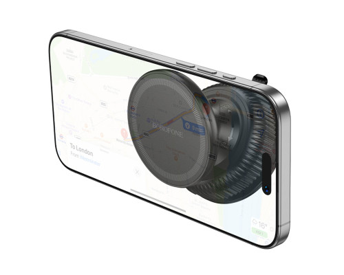 Автотримач для телефона BOROFONE BH139 Rider vacuum suction cup magnetic holder(universal) (6941991124815)