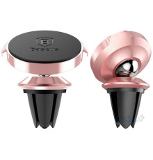 Тримач для мобiльного Baseus Small Ears Magnetic Air Outlet Rose Gold