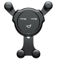 Тримач для мобiльного Baseus Emoticon Gravity Car Mount EMJX Black