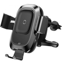 Тримач для мобiльного з БЗП Baseus SmartVehicle Bracket Wireless Black